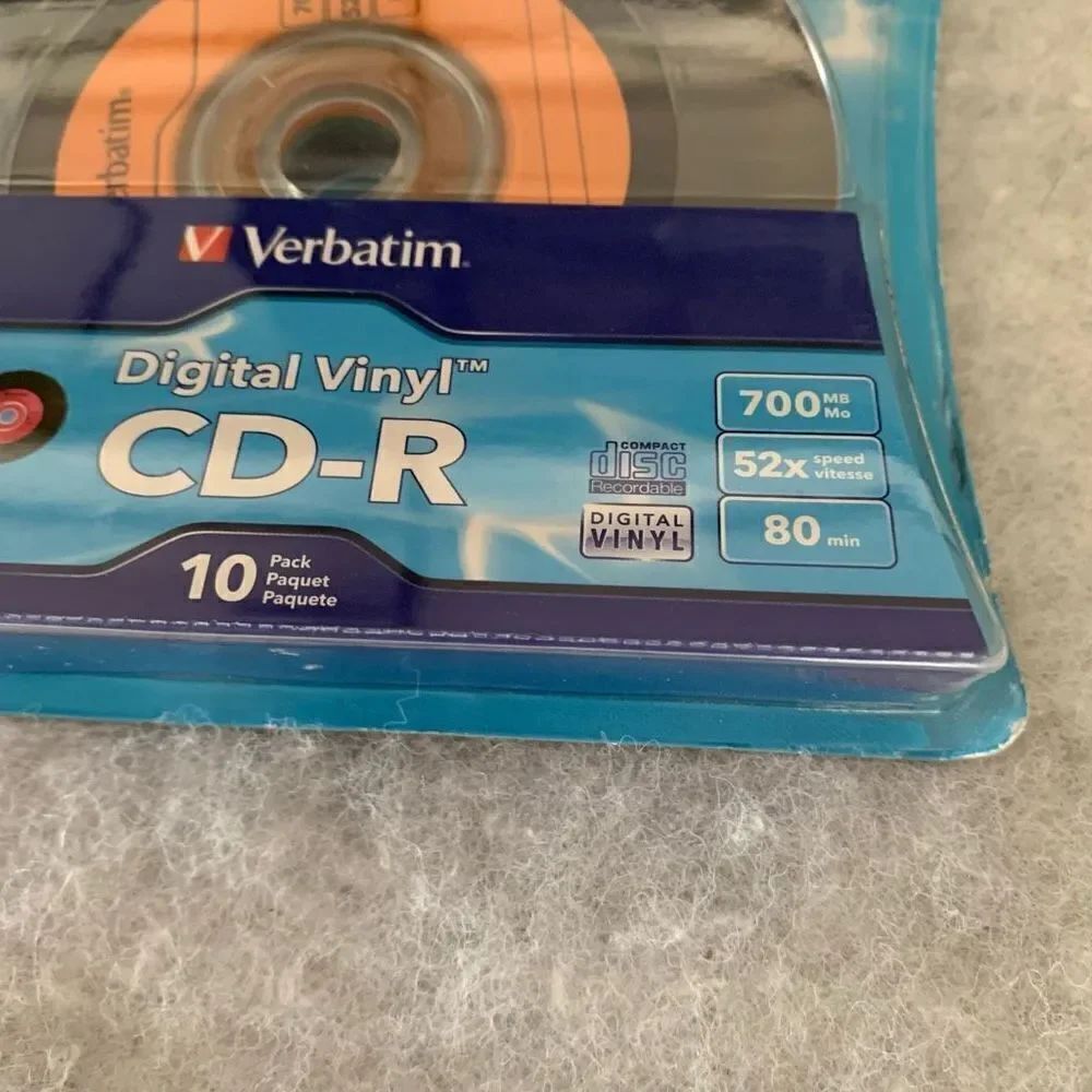 Verbatim Digital Vinyl CD-R 10 Pack *New* - Picture 2 of 6